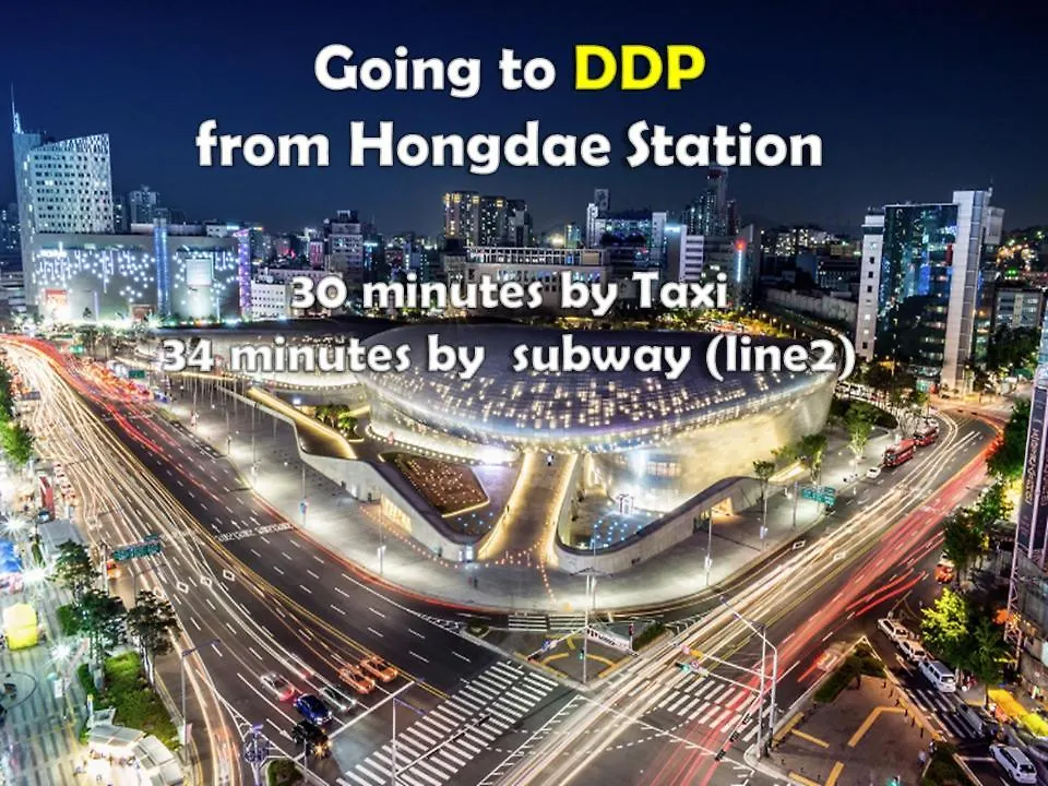 Starlight Stay #Hongdae Station 5Min Seoul Lägenhet